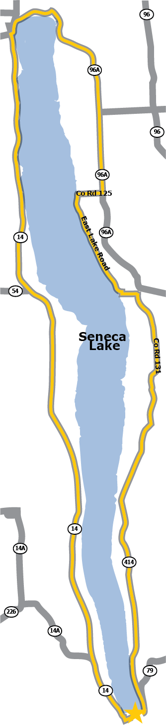 seneca lake map